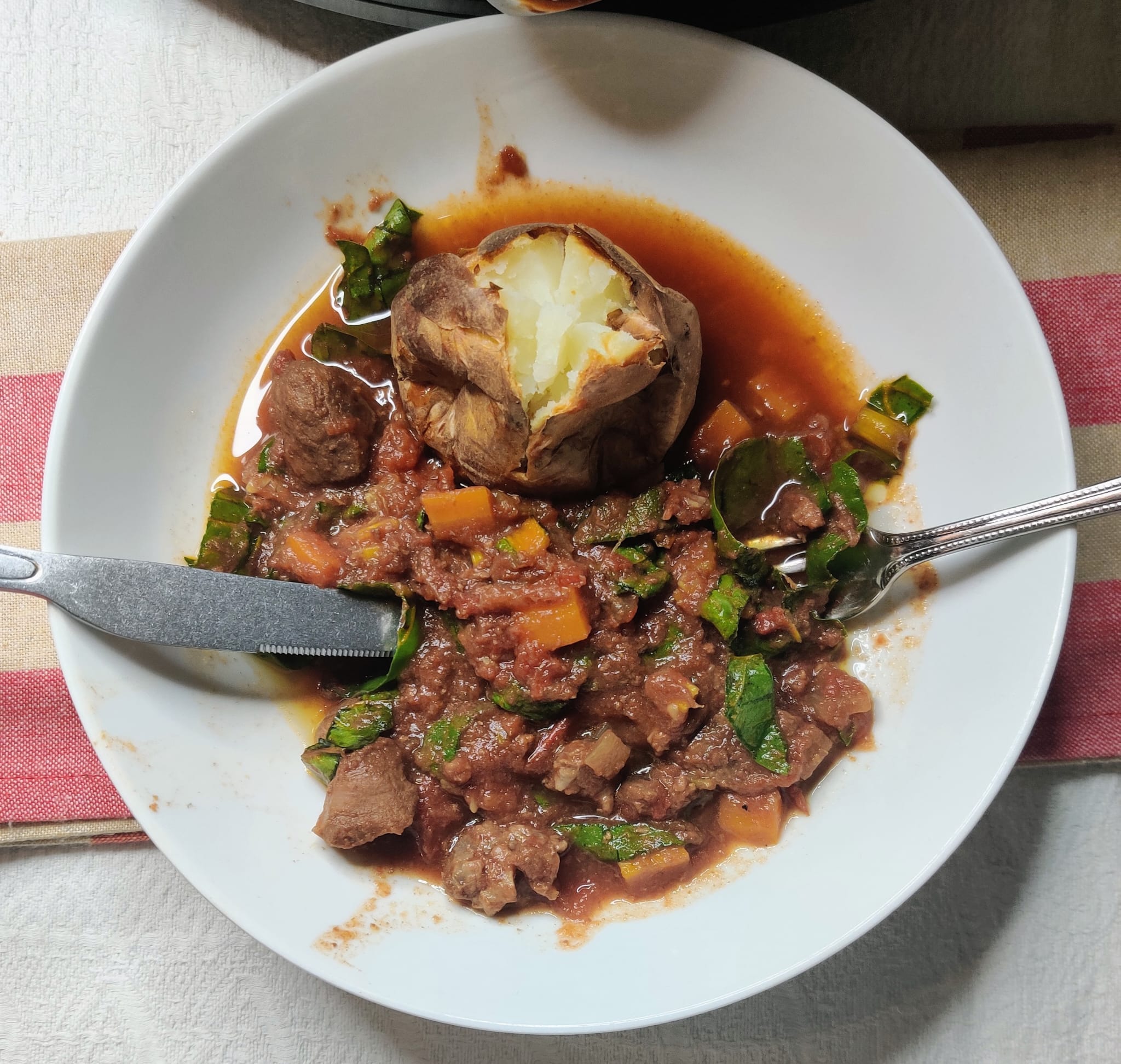 Beef Jacket Slow Cooker BBQ Beef Stew with Jacket Potato – Googies Kitchen Life